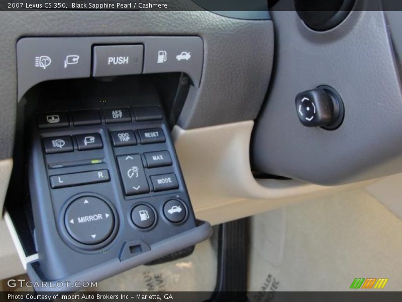 Black Sapphire Pearl / Cashmere 2007 Lexus GS 350