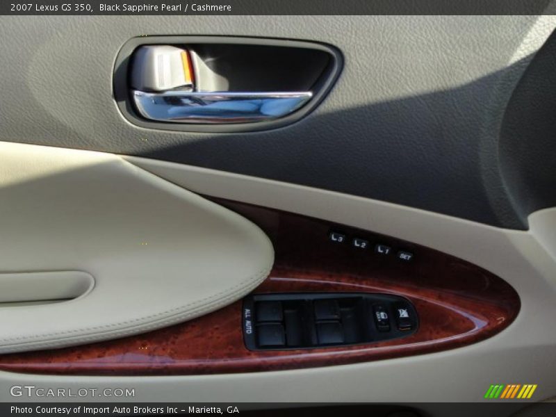 Black Sapphire Pearl / Cashmere 2007 Lexus GS 350