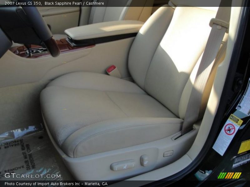 Black Sapphire Pearl / Cashmere 2007 Lexus GS 350