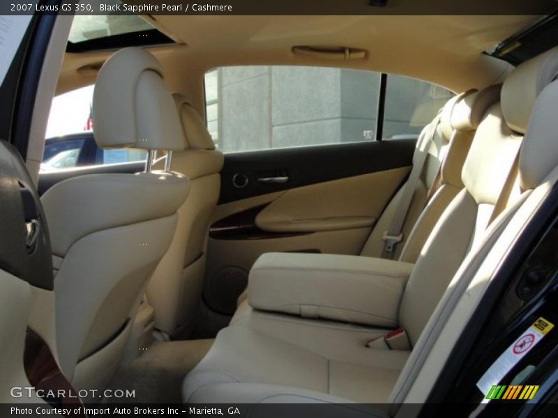 Black Sapphire Pearl / Cashmere 2007 Lexus GS 350