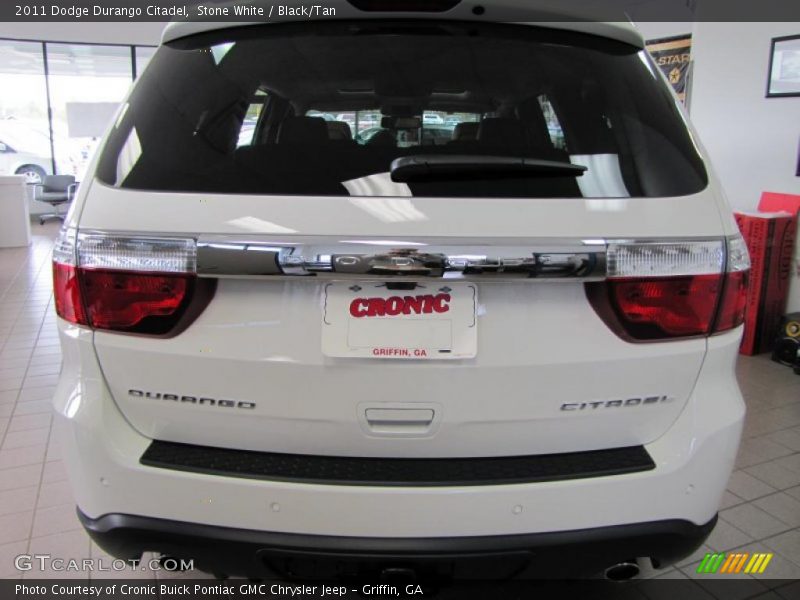 Stone White / Black/Tan 2011 Dodge Durango Citadel