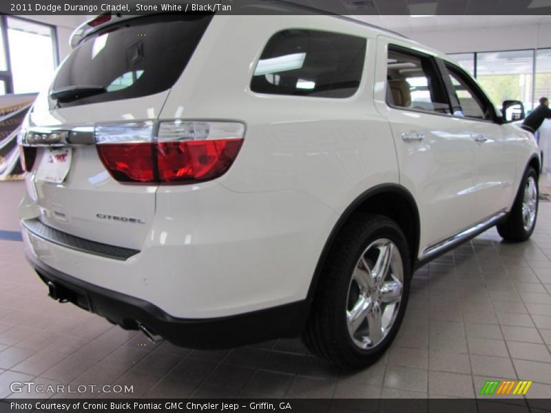 Stone White / Black/Tan 2011 Dodge Durango Citadel