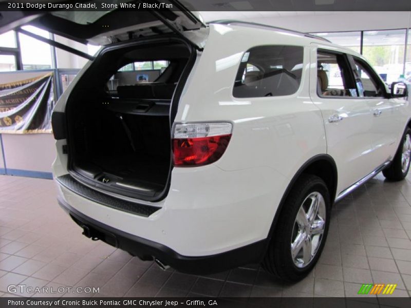 Stone White / Black/Tan 2011 Dodge Durango Citadel