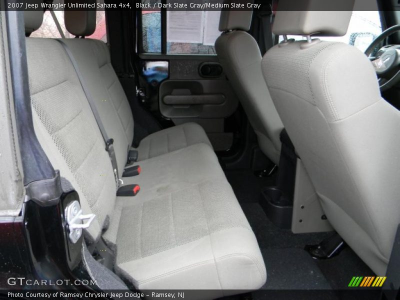 Black / Dark Slate Gray/Medium Slate Gray 2007 Jeep Wrangler Unlimited Sahara 4x4