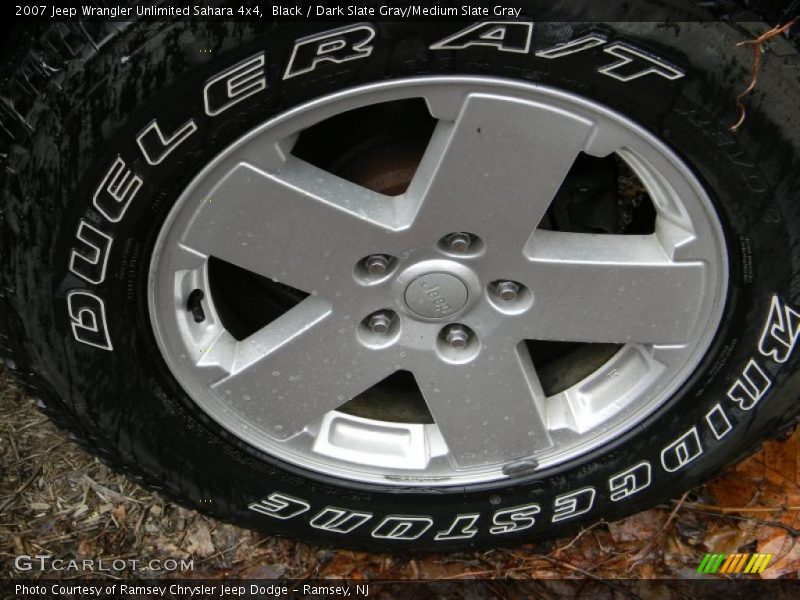 Black / Dark Slate Gray/Medium Slate Gray 2007 Jeep Wrangler Unlimited Sahara 4x4