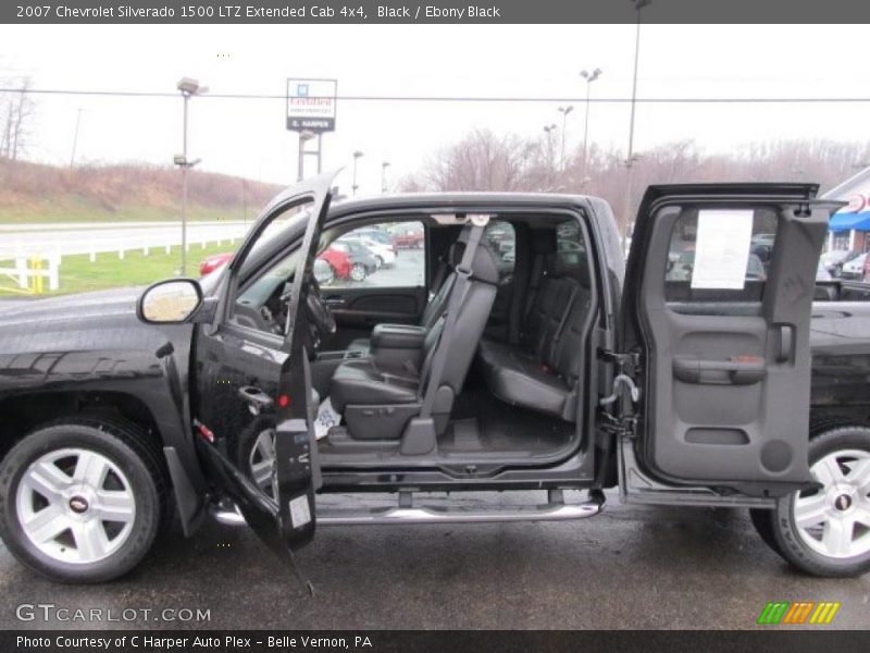 Black / Ebony Black 2007 Chevrolet Silverado 1500 LTZ Extended Cab 4x4