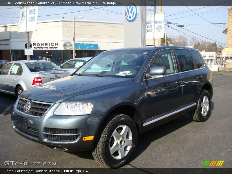 Offroad Grey Metallic / Pure Beige 2006 Volkswagen Touareg V6