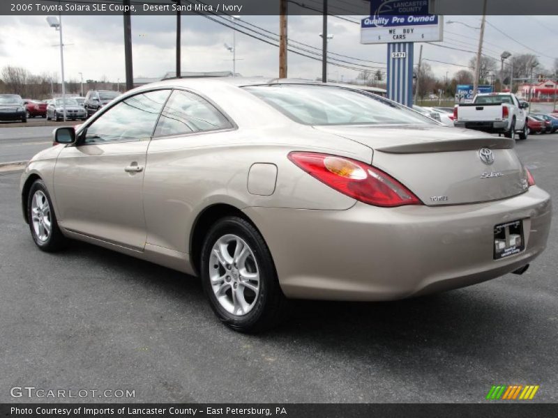 Desert Sand Mica / Ivory 2006 Toyota Solara SLE Coupe