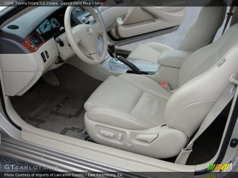  2006 Solara SLE Coupe Ivory Interior
