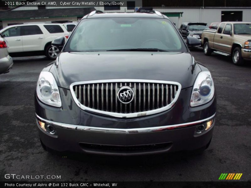 Cyber Gray Metallic / Ebony/Ebony 2011 Buick Enclave CX AWD