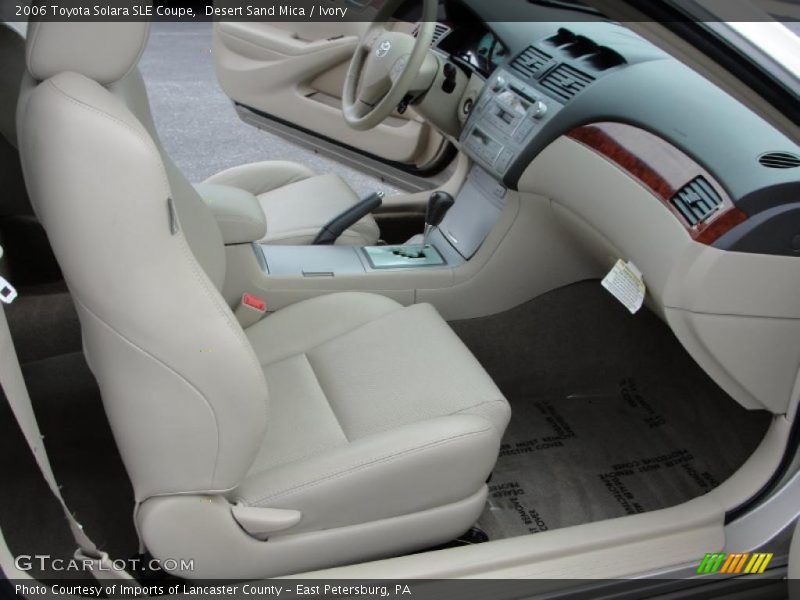  2006 Solara SLE Coupe Ivory Interior