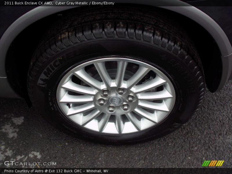 Cyber Gray Metallic / Ebony/Ebony 2011 Buick Enclave CX AWD
