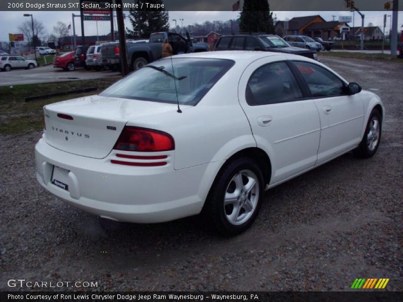 Stone White / Taupe 2006 Dodge Stratus SXT Sedan