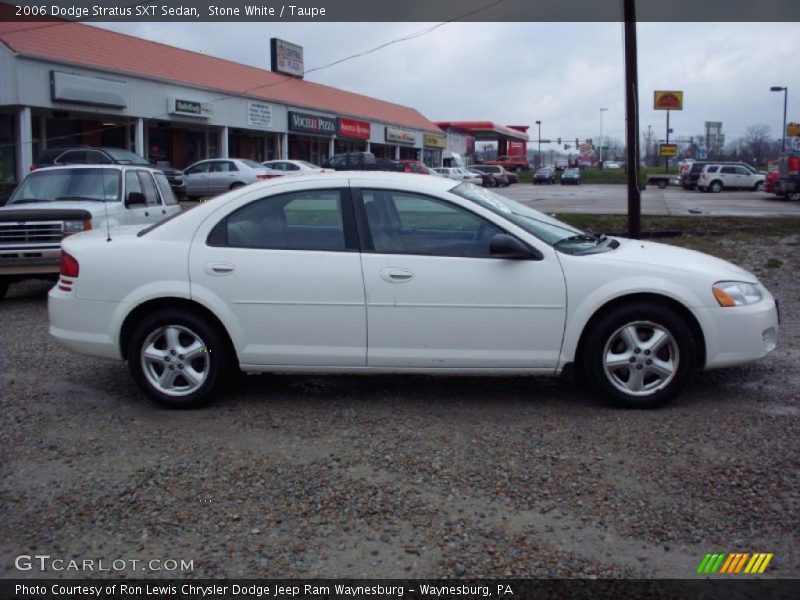 Stone White / Taupe 2006 Dodge Stratus SXT Sedan