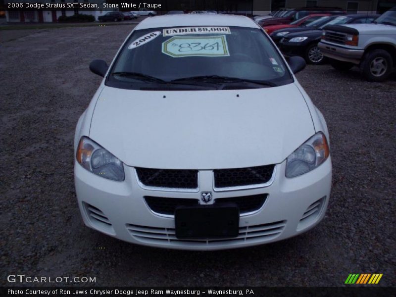 Stone White / Taupe 2006 Dodge Stratus SXT Sedan