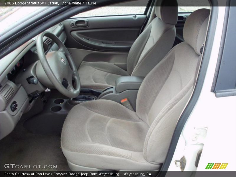 Stone White / Taupe 2006 Dodge Stratus SXT Sedan