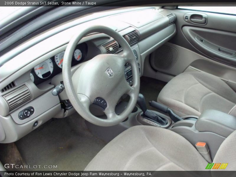 Stone White / Taupe 2006 Dodge Stratus SXT Sedan