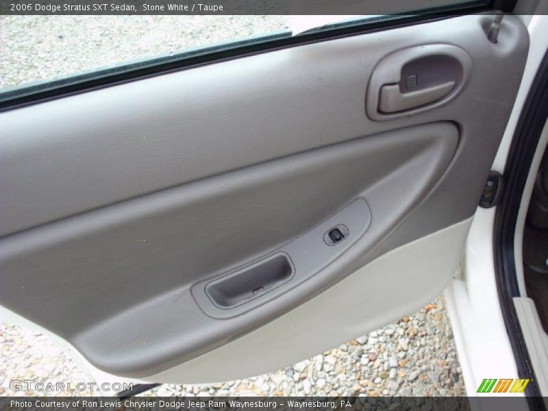 Stone White / Taupe 2006 Dodge Stratus SXT Sedan