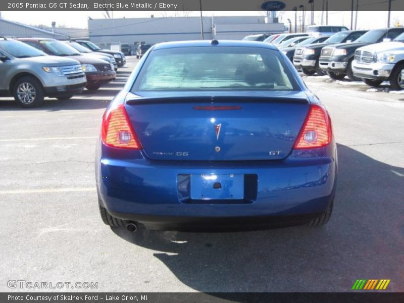 Electric Blue Metallic / Ebony 2005 Pontiac G6 GT Sedan