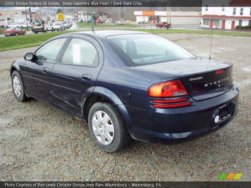  2002 Stratus SE Sedan Deep Sapphire Blue Pearl