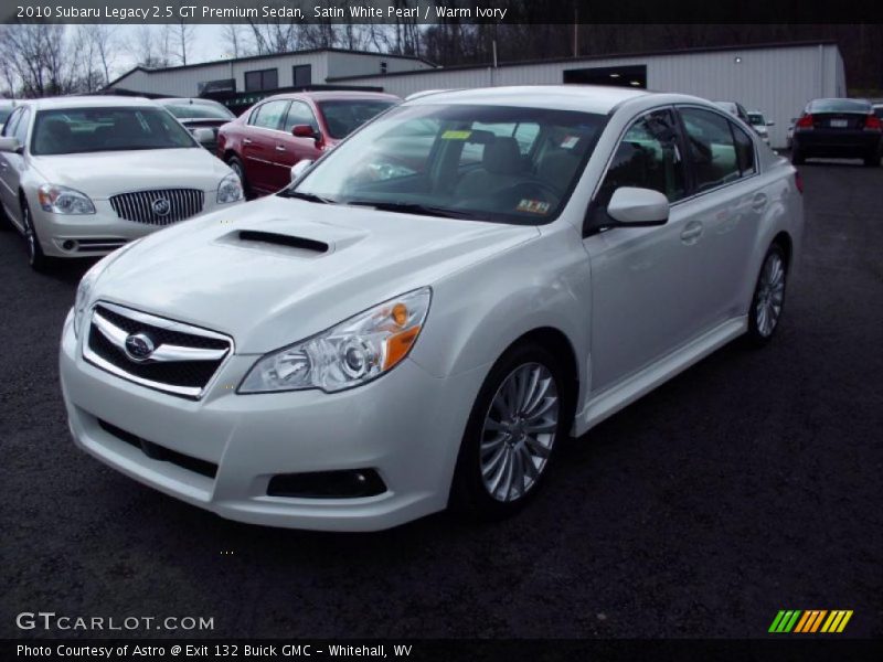 Satin White Pearl / Warm Ivory 2010 Subaru Legacy 2.5 GT Premium Sedan