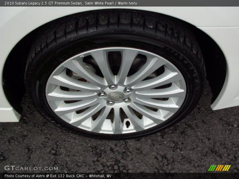 Satin White Pearl / Warm Ivory 2010 Subaru Legacy 2.5 GT Premium Sedan