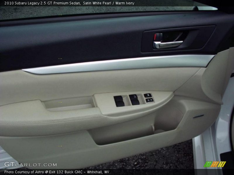 Satin White Pearl / Warm Ivory 2010 Subaru Legacy 2.5 GT Premium Sedan