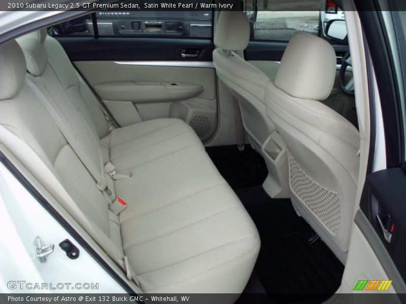 Satin White Pearl / Warm Ivory 2010 Subaru Legacy 2.5 GT Premium Sedan