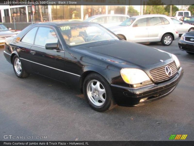 Black / Stone 1999 Mercedes-Benz CL 500 Coupe