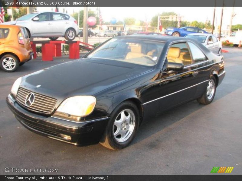 Black / Stone 1999 Mercedes-Benz CL 500 Coupe