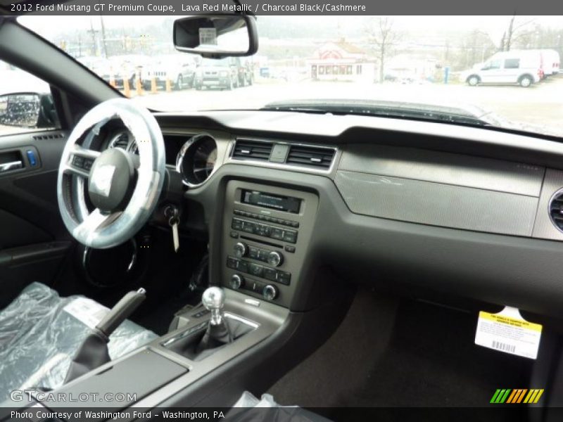 Lava Red Metallic / Charcoal Black/Cashmere 2012 Ford Mustang GT Premium Coupe