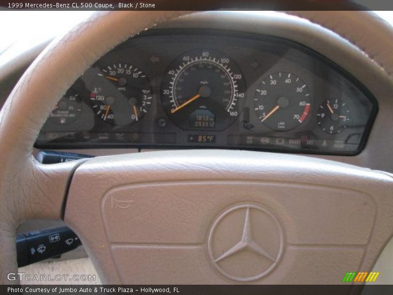 Black / Stone 1999 Mercedes-Benz CL 500 Coupe