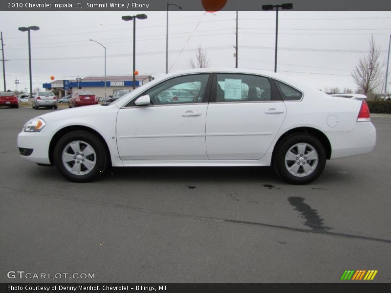 Summit White / Ebony 2010 Chevrolet Impala LT