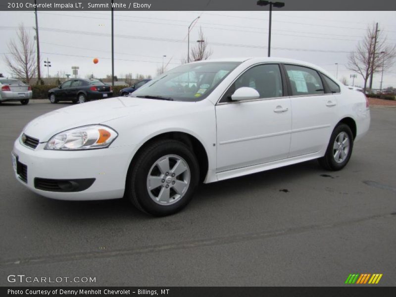 Summit White / Ebony 2010 Chevrolet Impala LT