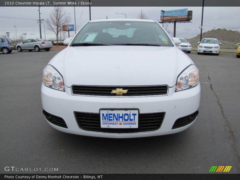 Summit White / Ebony 2010 Chevrolet Impala LT