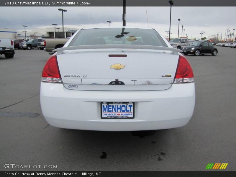 Summit White / Ebony 2010 Chevrolet Impala LT