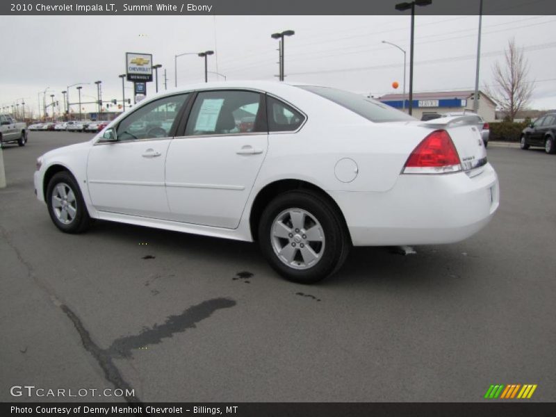 Summit White / Ebony 2010 Chevrolet Impala LT