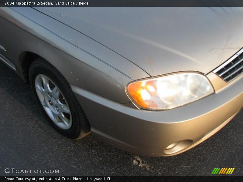 Sand Beige / Beige 2004 Kia Spectra LS Sedan