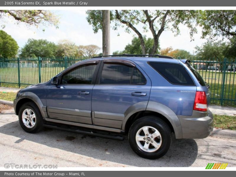 Spark Blue Metallic / Gray 2005 Kia Sorento EX