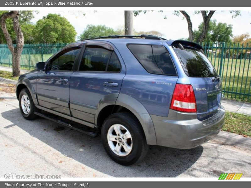 Spark Blue Metallic / Gray 2005 Kia Sorento EX