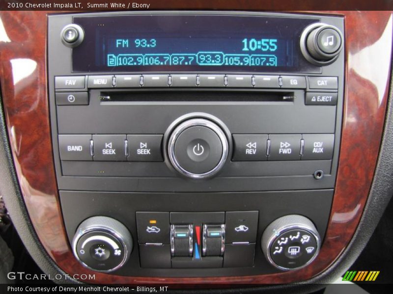 Summit White / Ebony 2010 Chevrolet Impala LT