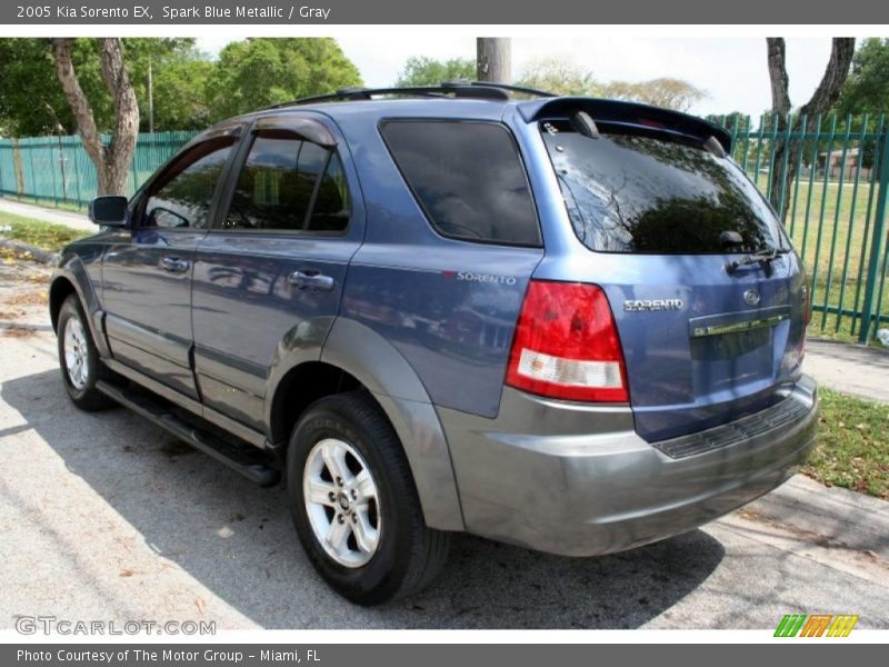 Spark Blue Metallic / Gray 2005 Kia Sorento EX