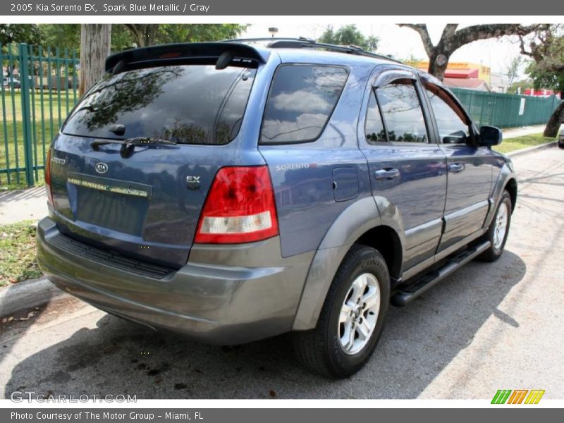 Spark Blue Metallic / Gray 2005 Kia Sorento EX