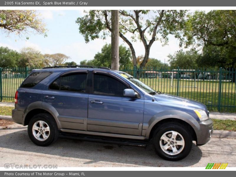 Spark Blue Metallic / Gray 2005 Kia Sorento EX