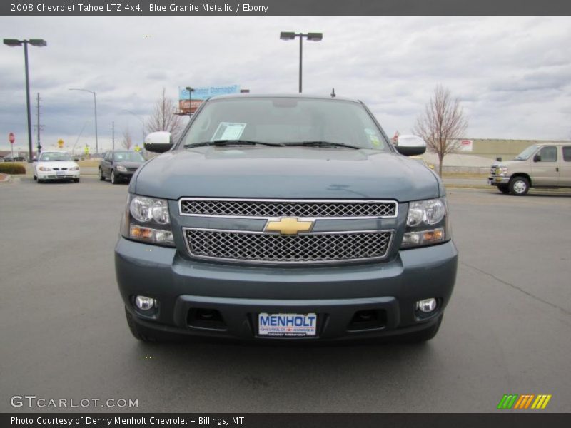 Blue Granite Metallic / Ebony 2008 Chevrolet Tahoe LTZ 4x4