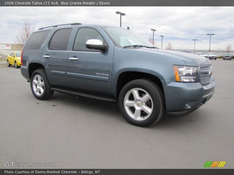 Blue Granite Metallic / Ebony 2008 Chevrolet Tahoe LTZ 4x4
