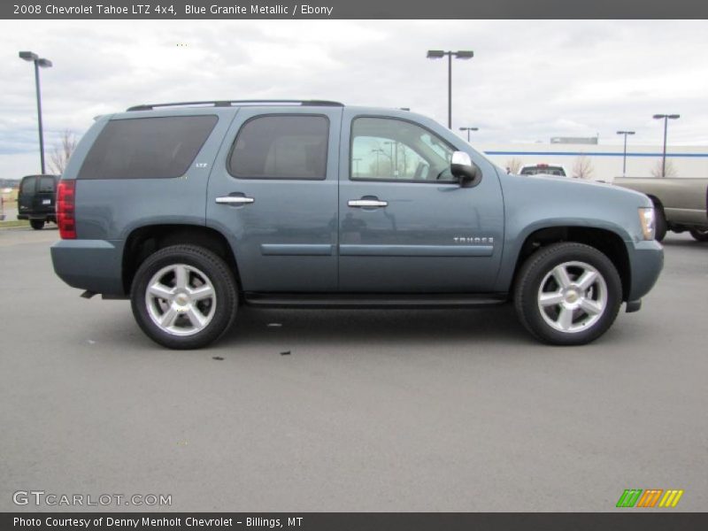 Blue Granite Metallic / Ebony 2008 Chevrolet Tahoe LTZ 4x4