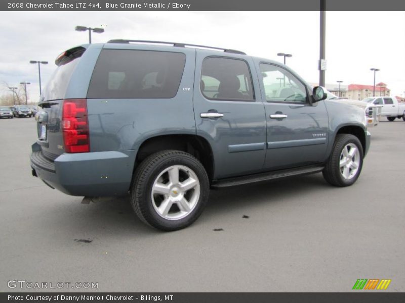 Blue Granite Metallic / Ebony 2008 Chevrolet Tahoe LTZ 4x4