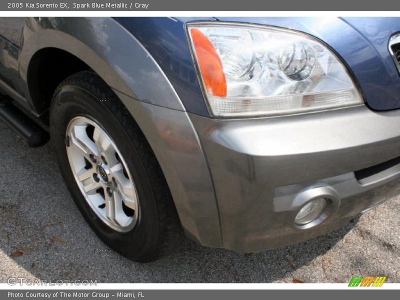 Spark Blue Metallic / Gray 2005 Kia Sorento EX