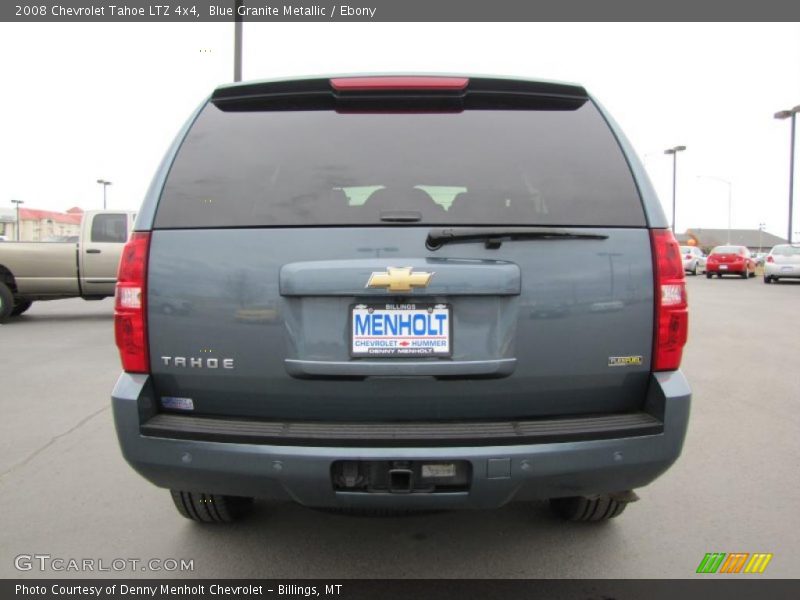 Blue Granite Metallic / Ebony 2008 Chevrolet Tahoe LTZ 4x4